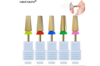 5 in 1 Gold Tungsten Steel Nail Drill Bit