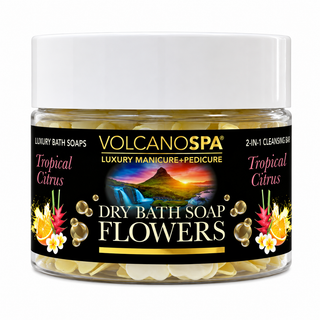 Volcano Spa Dry Bath Soap Flowers 12oz
