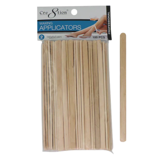 Cre8tion Disposable Wax Applicators 140x6x2mm 100pc