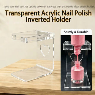 Acrylic Nail Polish Inverted Holder