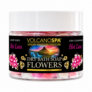 Volcano Spa Dry Bath Soap Flowers 12oz