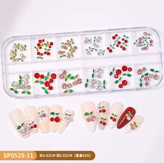 Nail Charms Cherry Pack