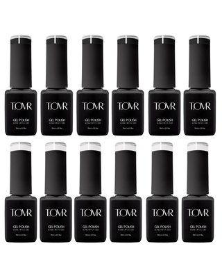 Take Over UV/LED White & Black Gel Polish 12pc Bundle