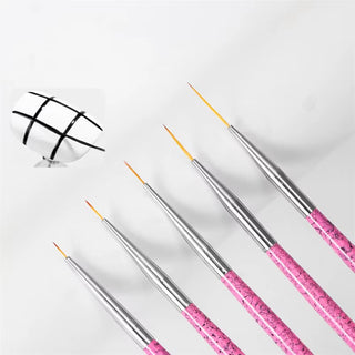 Nail Art Liner Brush Set – 5 Piece