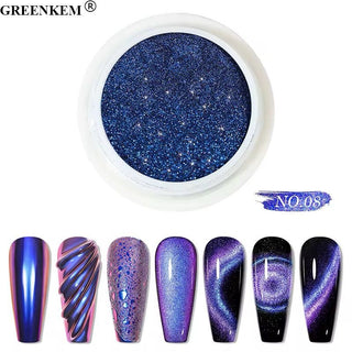 5D Cat Eye Nail Powder