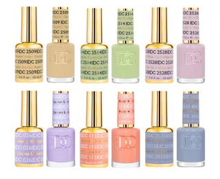 DND DC Dewy Pastels Gel & Lacquer 6pc Bundle