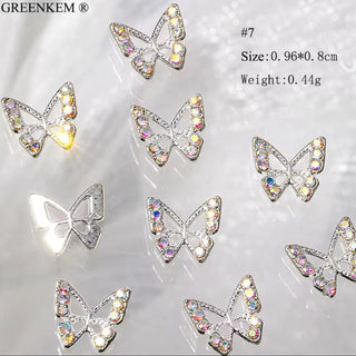 Butterfly 3D Nail Charms 2pc