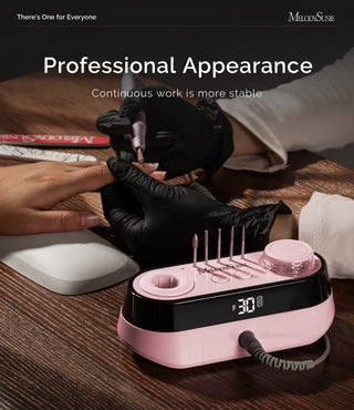 MelodySusie SC320A Desktop Multifunctional Rechargeable Nail Drill 30,000RPM