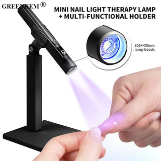 Mini Stand Nail Lamp with Silicone Head
