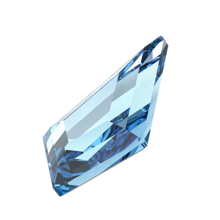 Bluestreak Serinity Flatback Crystals Non Hotfix Kite Aquamarine (2771)