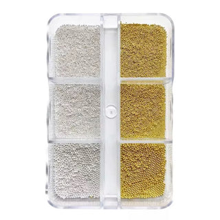 Metal Caviar Beads