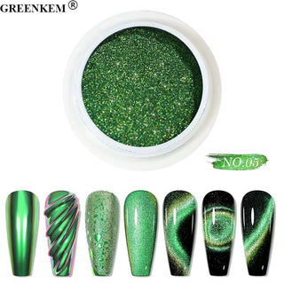 5D Cat Eye Nail Powder
