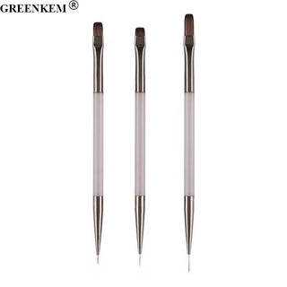 Nail Art Brush Set Flat + Liner