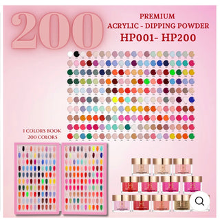 HONEY NAIL SECRET FULL LINE PREMIUM ACRYLIC ONLY 200 COLORS