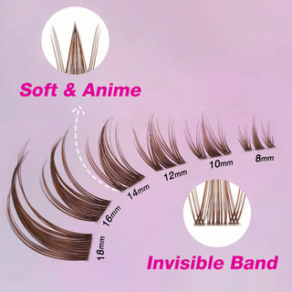 Veyes DIY Clusters - Brown Manga