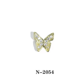 Butterfly Nail Decals 2pc