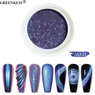 5D Cat Eye Nail Powder