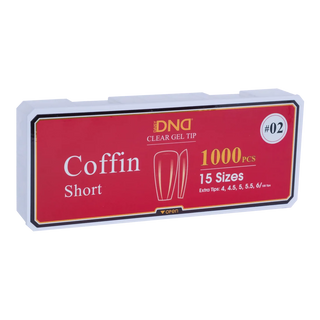 DND SOFT GEL TIPS - COFFIN