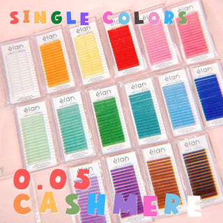Elan Single Color 0.05 Cashmere Mink Lashes