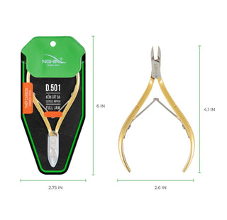 NGHIA GOLD Cuticle Nipper - D-501 (Hard Steel)