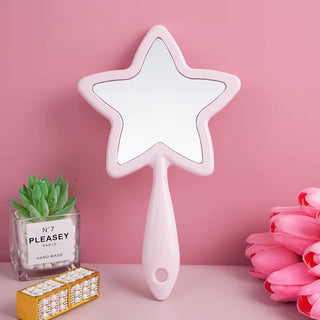 Star Shaped Hand Held Mirror