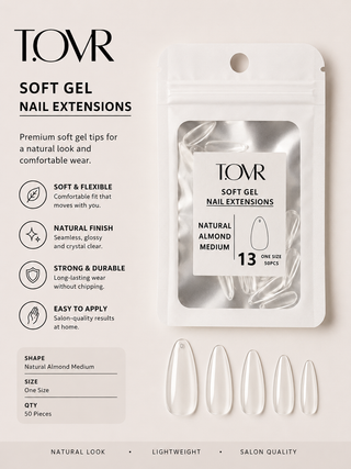 Take Over Soft Gel Natural Almond Medium Refill Bag