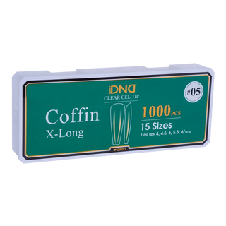 DND SOFT GEL TIPS - COFFIN
