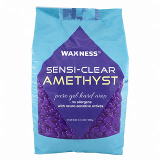 WAXNESS SENSI CLEAR AMETHYST ROSIN FREE HARD WAX 2.2 LB / 1 KG