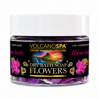 Volcano Spa Dry Bath Soap Flowers 12oz