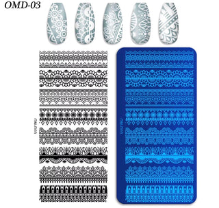 Nail Art Stamping Plate