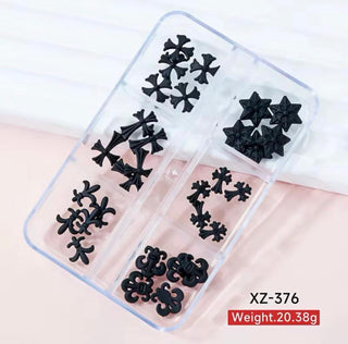 Gothic Cross Nail Art Charms
