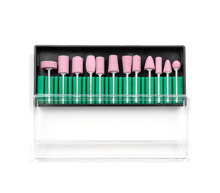 12Pcs Nail Drill Bits Polishing/Buffing