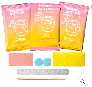 CHERI - 8 IN 1 PEDICURE PACKETS HONEY BUTTER