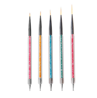 Nail Dotter + Liner Brush Set