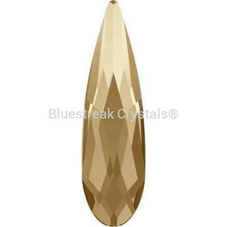 Bluestreak Crystals Serinity Hotfix Flat Back Crystals Raindrop (2304) Crystal Golden Shadow