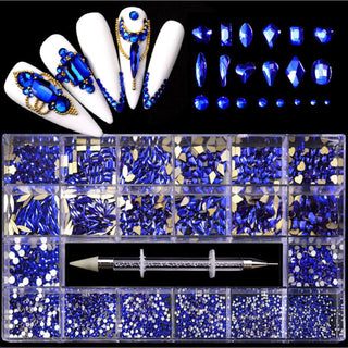 Nail Rhinestone 20 Grid Pack