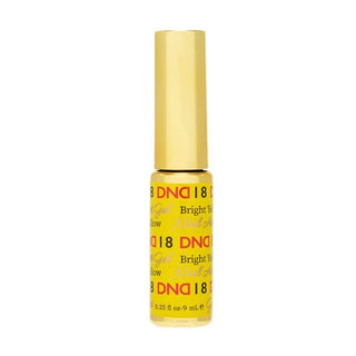 DND Nail Art Gel 18 Bright Yellow