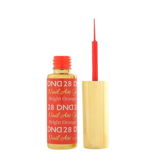 DND Nail Art Gel 28 Bright Orange