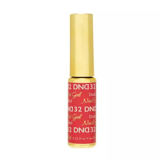 DND Nail Art Gel 32 Dark Red