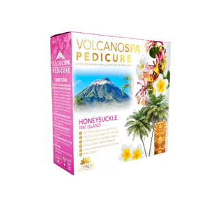 Volcano Spa “Honeysuckle Tiki Island” Eruption Pedicure 6 Step Kit