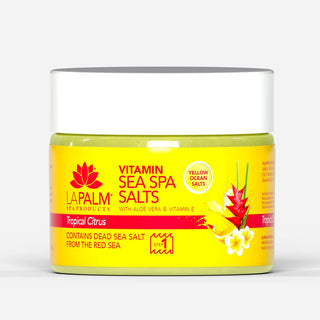 LA PALM Spa Products Vitamin Sea Spa Salts “Tropical Citrus” 12oz