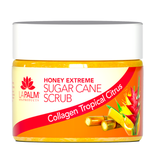 LA PALM Honey Extreme Sugar Cane Scrub “Tropical Citrus” 12oz