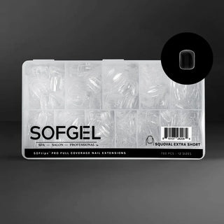 SOFGEL SOFTIPS PRO™ XII - Standard Squoval Extra Short