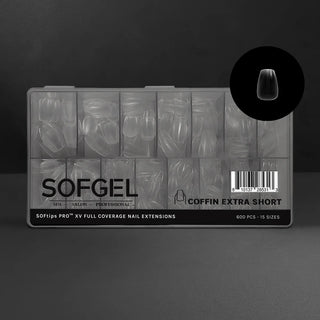 SOFGEL SOFTIPS PRO™ XV - Standard Coffin Extra Short