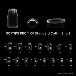 SOFGEL SOFTIPS PRO™ XV - Standard Coffin Short