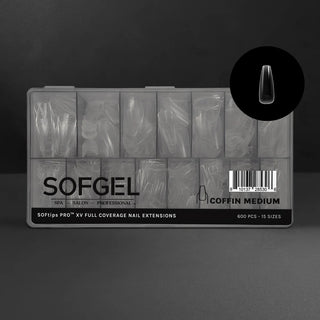 SOFGEL SOFTIPS PRO™ XV - Standard Coffin Medium