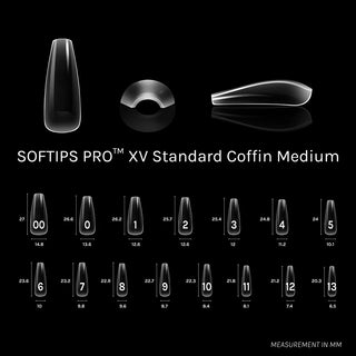 SOFGEL SOFTIPS PRO™ XV - Standard Coffin Medium