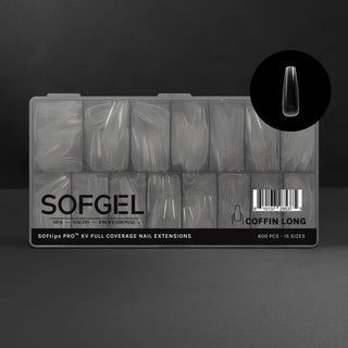 SOFGEL SOFTIPS PRO™ XV - Standard Coffin Long