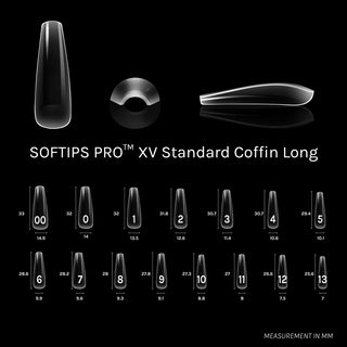 SOFGEL SOFTIPS PRO™ XV - Standard Coffin Long