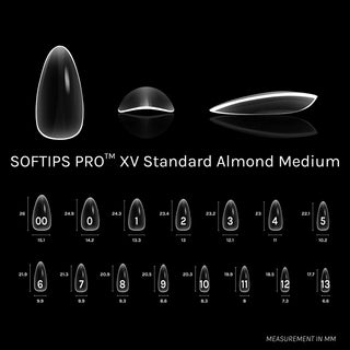 SOFGEL SOFTIPS PRO™ XV - Standard Almond Medium